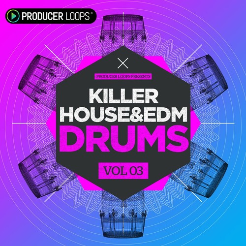 EDM花鼓 Killer House EDM Drums Vol.3 WAV